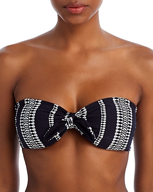 Lemlem Luchia Printed Bandeau Bikini Top