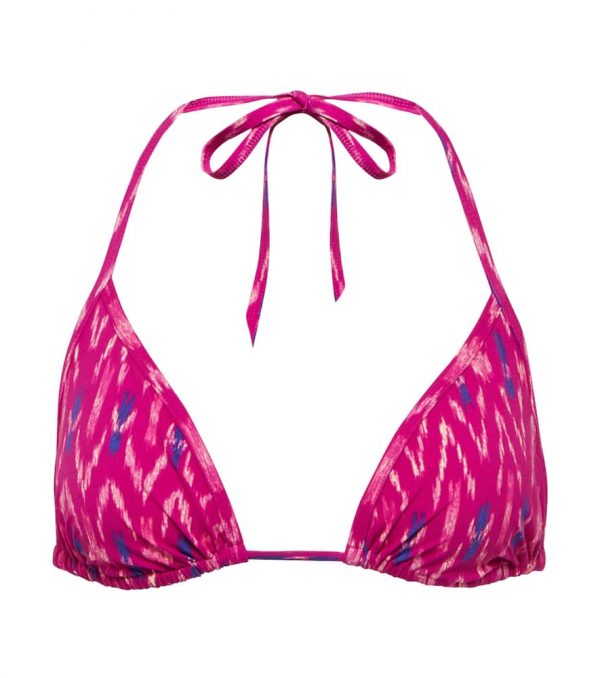 Marant Etoile Shayla printed bikini top