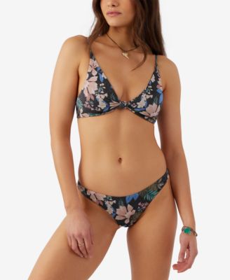 Oneill Juniors Matira Tropical Pismo Bikini Top Matching Cheeky Bikini Bottoms