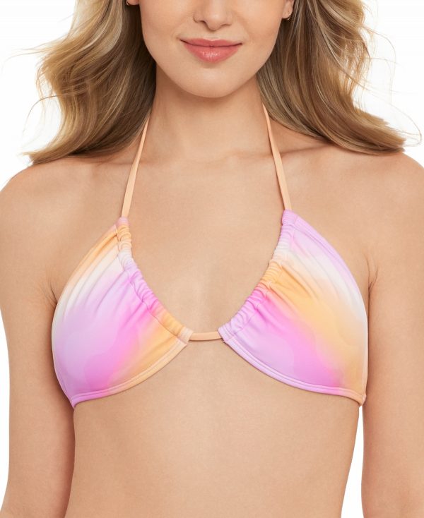 Salt + Cove Juniors' 3-Way Convertible Bikini Top, Created for Macy's - Heat Wave