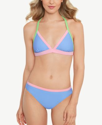 Salt Cove Juniors X Back Triangle Bikini Top Bottoms Created For Macys