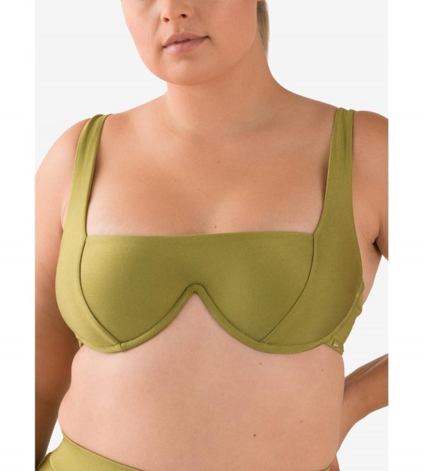 Women's Chance Bikini Top - Olive