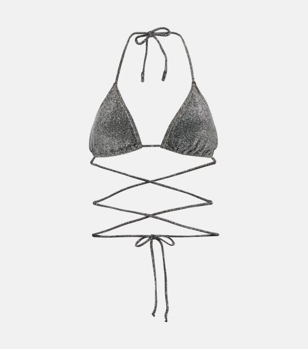 Reina Olga Miami Lurex® triangle bikini top